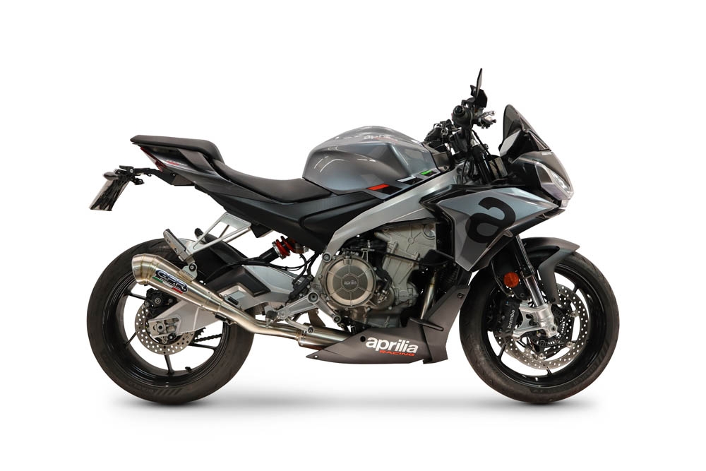 GPR escape compatível com Aprilia TUONO 660 2025-2026, Powercone Evo, Escape completo, não legal para países da UE, com db killer removível 