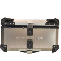 GPR TECH TITÂNIO TOP CASE ALPI-TECH 55 LT. Top Case Alpi-Tech em titânio, cor natural com placa universal incluída Capacidade Litros 55