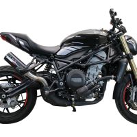 GPR escape compatível com  Benelli 752 S 2022-2024, M3 Black Titanium, Escape legal, homologado, silenciador com db killer removível e tubo de ligação específico 
