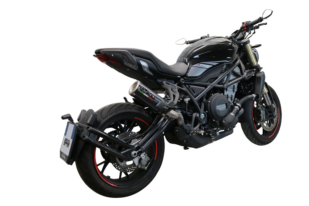 GPR escape compatível com  Benelli 752 S 2022-2024, M3 Poppy , Escape legal, homologado, silenciador com db killer removível e tubo de ligação específico 