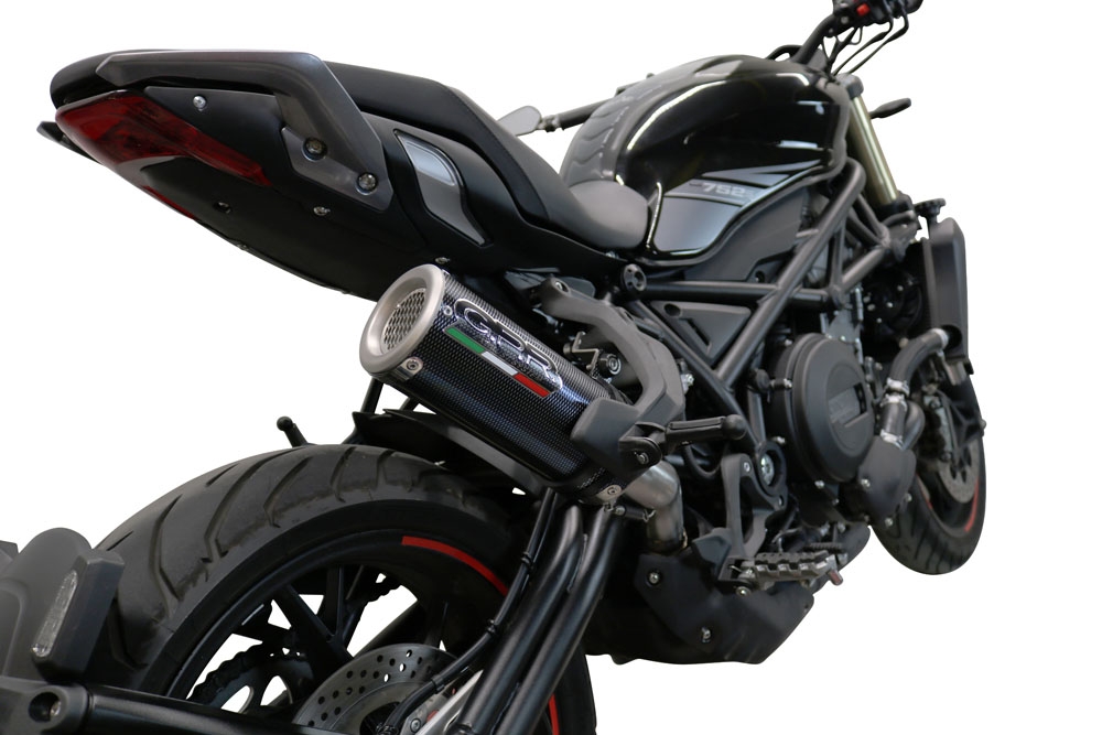 GPR escape compatível com  Benelli 752 S 2022-2024, M3 Poppy , Escape legal, homologado, silenciador com db killer removível e tubo de ligação específico 