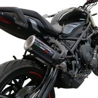 GPR escape compatível com  Benelli 752 S 2022-2024, M3 Poppy , Escape legal, homologado, silenciador com db killer removível e tubo de ligação específico 