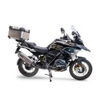  Bmw R 1250 Gs Adventure 2019/2020 e4 Top Case Alpi-Tech em titânio, cor natural com placa específica incluída Capacidade Litros 35