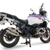 GPR escape compatível com Bmw R 1300 GS Adventure 2024-2026, Deeptone Duplex, Par de silenciosos de escape homologadas, com db killer removível e tubos de ligação específicos 