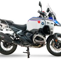 GPR escape compatível com Bmw R 1300 GS Adventure 2024-2026, Hyper Sonic Black Titanium, Escape legal, homologado, silenciador com db killer removível e tubo de ligação específico 