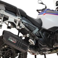 GPR escape compatível com Bmw R 1300 GS Adventure 2024-2026, Hyper Sonic Black Titanium, Escape legal, homologado, silenciador com db killer removível e tubo de ligação específico 
