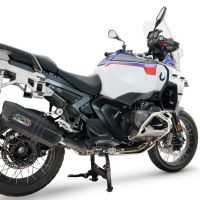 GPR escape compatível com Bmw R 1300 GS Adventure 2024-2026, Hyper Sonic Black Titanium, Escape legal, homologado, silenciador com db killer removível e tubo de ligação específico 