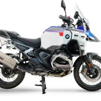 GPR escape compatível com Bmw R 1300 GS Adventure 2024-2026, Hyper Sonic Titanium, Escape legal, homologado, silenciador com db killer removível e tubo de ligação específico 