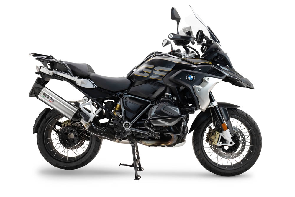 Escape compatível com Bmw R 1250 Gs -Adventure 2019-2020, Furore-X Titanio, Escape legal, homologado, silenciador com db killer removível e tubo de ligação específico 