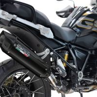 Escape compatível com Bmw R 1250 Gs -Adventure 2019-2020, Furore-X Titanio Nero, Escape legal, homologado, silenciador com db killer removível e tubo de ligação específico 