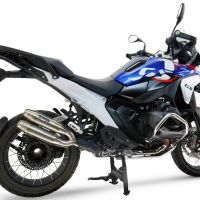 GPR escape compatível com  Bmw R 1300 GS Adventure 2024-2026, Deeptone Duplex, Par de silenciosos de escape homologadas, com db killer removível e tubos de ligação específicos 