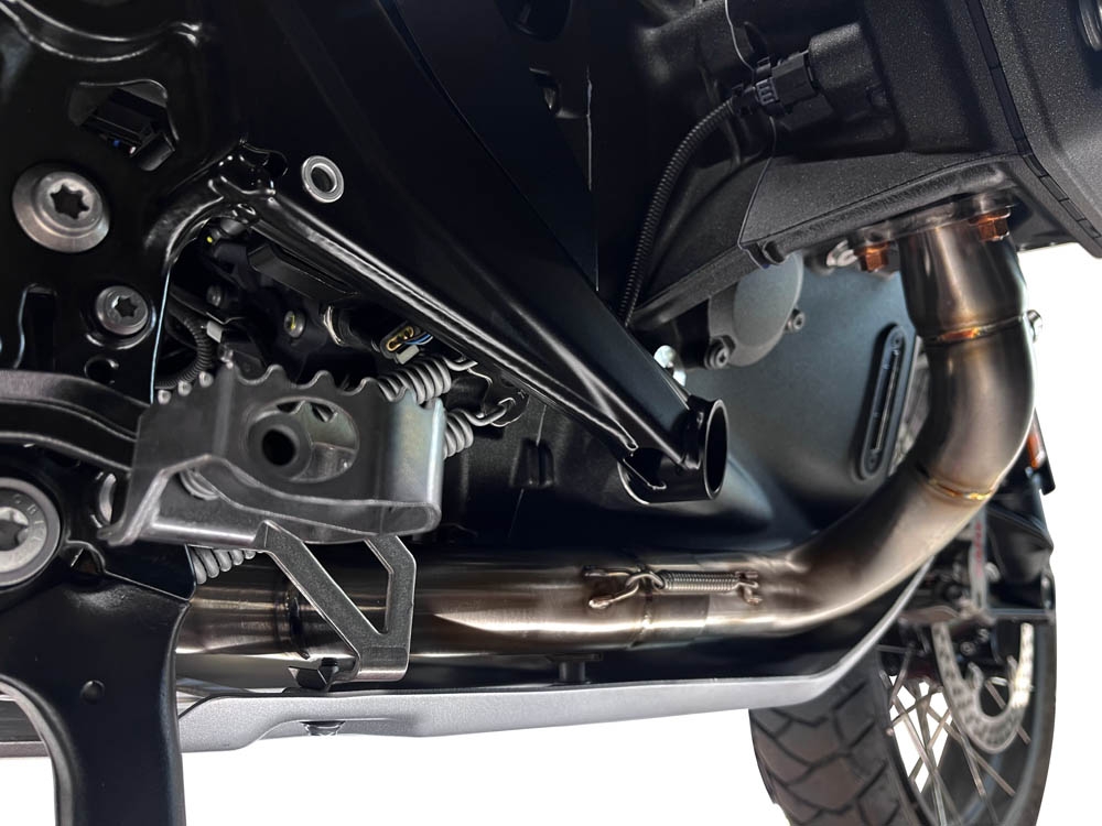 GPR escape compatível com  Bmw R 1300 GS Adventure 2024-2026, Decatalizzatore Inox, Sistema racing  Sistema de tubo em titânio para eliminar o catalisador 