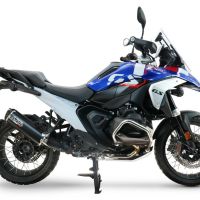 GPR escape compatível com  Bmw R 1300 GS Adventure 2024-2026, Hyper Dual Black Titanium, Escape legal, homologado, silenciador com db killer removível e tubo de ligação específico 
