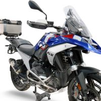  Bmw R 1300 GS Adventure 2024/2026 Top Case Alpi-Tech em titânio, cor natural com placa específica incluída Capacidade Litros 35