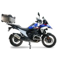  Bmw R 1300 GS 2024/2026 Top Case Alpi-Tech em titânio, cor natural com placa específica incluída Capacidade Litros 55