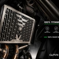 GPR TECH compatível com Voge 500R 2021/2024 e5 Placa antiderrapante de titânio 