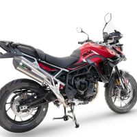 GPR escape compatível com  Triumph Tiger 900 GT / Pro / Rally Pro 2024-2025, New Grand Prix Evo Titanium, Escape legal, homologado, silenciador com db killer removível e tubo de ligação específico 