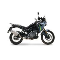 GPR escape compatível com Cf Moto 450 MT 2024-2026, Hyper Sonic Titanium, Escape racing linha completa, silencioso mais coletor com dbkiller, não homologado 