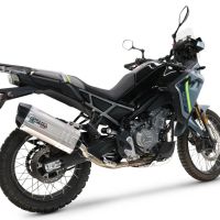 GPR escape compatível com  Cf Moto 450 MT 2024-2025, Hyper Sonic Titanium, Escape racing linha completa, silencioso mais coletor com dbkiller, não homologado  