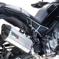 GPR escape compatível com  Cf Moto 450 MT 2024-2025, Hyper Sonic Titanium, Escape racing linha completa, silencioso mais coletor com dbkiller, não homologado  