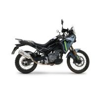 GPR escape compatível com Cf Moto 450 MT 2024-2026, Satinox , Escape legal, homologado, silenciador com db killer removível e tubo de ligação específico 