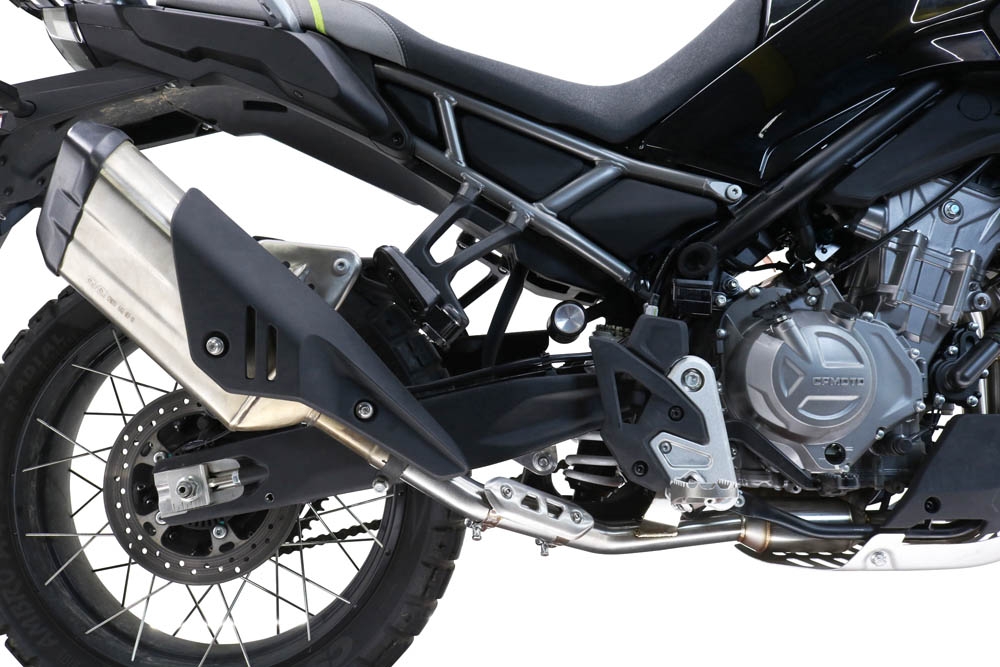 GPR escape compatível com  Cf Moto 450 MT 2024-2024, Decatalizzatore, Sistema racing Sistema de tubo para eliminar o catalisador 