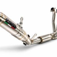 GPR escape compatível com Cf Moto 675SR-R 2024-2027, Deeptone Inox, Escape racing linha completa, silencioso mais coletor com dbkiller, não homologado 