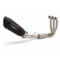 GPR escape compatível com Cf Moto 675NK 2024-2027, GP-Revo Black Titanium, Escape racing linha completa, silencioso mais coletor com dbkiller, não homologado 