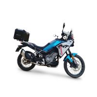Top case maletas GPR TECH compatível com Cf Moto 450MT 2023/2025 Euro5 Plus Top Case Alpi-Tech em alumínio, cor preta com placa específica incluída Capacidade Litros 45
