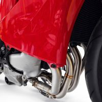 GPR escape compatível com Honda Cbr 600 Rr  2007-2023, M3 Black Titanium, Escape racing linha completa, silencioso mais coletor com dbkiller, não homologado  