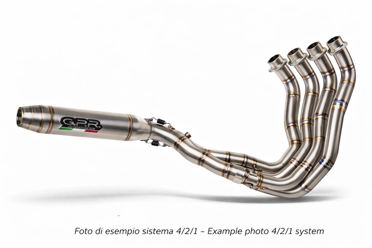 GPR escape compatível com Honda Cbr 1000 RR 2008-2013, Deeptone Inox, Escape racing linha completa, silencioso mais coletor com dbkiller, não homologado  