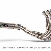 GPR escape compatível com Honda Cbr 1000 RR 2008-2013, Deeptone Inox, Escape racing linha completa, silencioso mais coletor com dbkiller, não homologado  