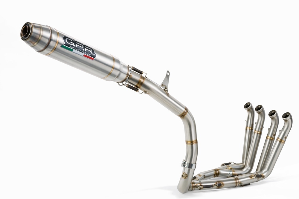 GPR escape compatível com Honda Cbr 600 Rr  2007-2023, Deeptone Inox, Escape racing linha completa, silencioso mais coletor com dbkiller, não homologado  