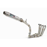GPR escape compatível com Honda Cbr 600 Rr 2007-2023, Deeptone Inox, Escape racing linha completa, silencioso mais coletor com dbkiller, não homologado 