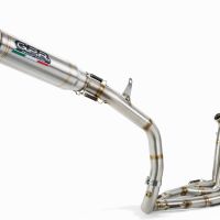 GPR escape compatível com Honda Cbr 600 Rr  2007-2023, Deeptone Inox, Escape racing linha completa, silencioso mais coletor com dbkiller, não homologado  