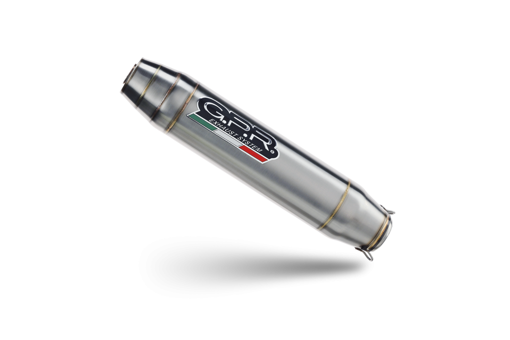Escape compatível com Triumph Scrambler 900 2006-2014, Deeptone Inox, Par de silenciosos de escape homologadas, com db killer removível e tubos de ligação específicos 