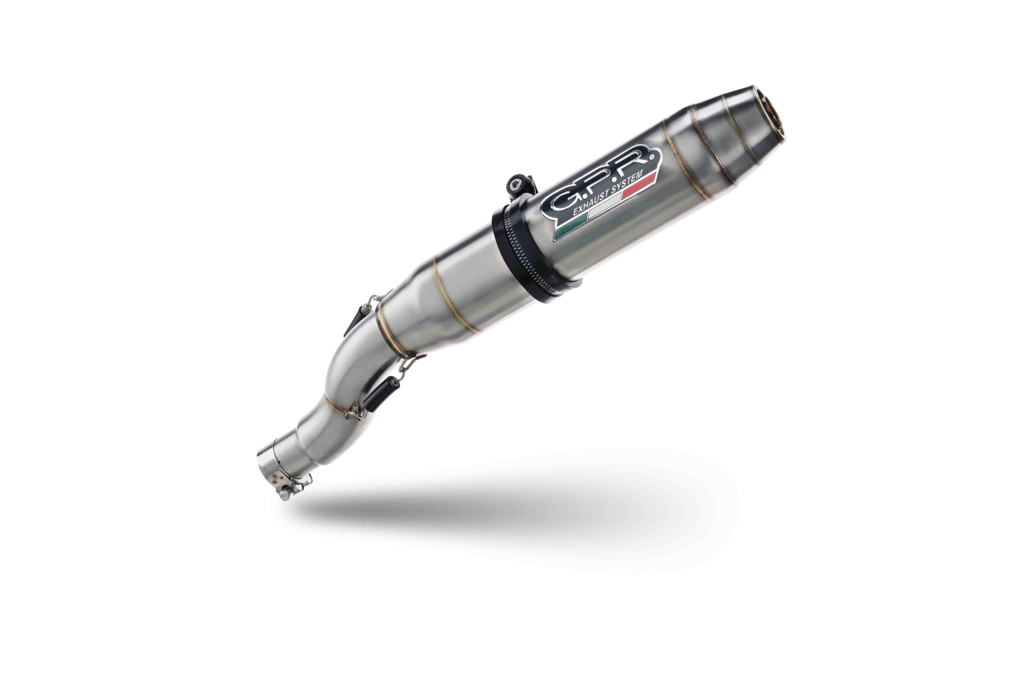 Escape compatível com Aprilia Dorsoduro 900 2017-2020, Deeptone Inox, Escapamento racing, duplo silencioso, com tubos de conexão, artigo sem homologação 