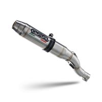 Escape compatível com Ktm Duke 250 2024-2025, Deeptone Inox, Escape legal, homologado, silenciador com db killer removível e tubo de ligação específico 