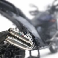 GPR escape compatível com Ducati Multistrada V4 - V4S 2025-2026, Deeptone Duplex, Par de silenciosos de escape homologadas, com db killer removível e tubos de ligação específicos 