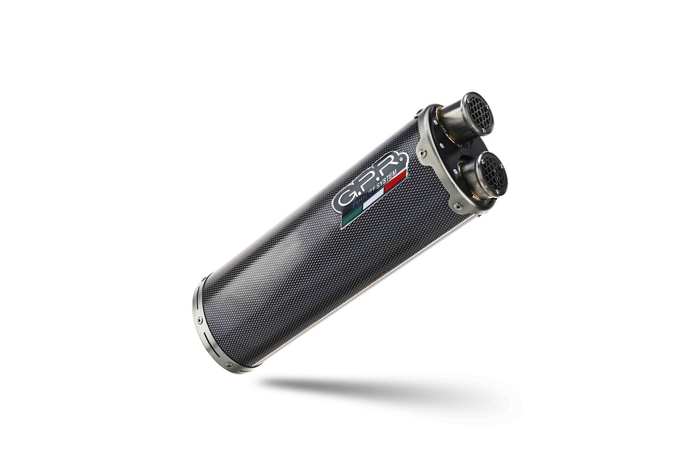 GPR escape compatível com  Voge 650DSX 2021-2024, Dual Poppy, Escape legal, homologado, silenciador com catalisador, db killer removível e tubo de ligação específico 