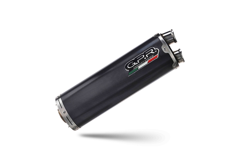 GPR escape compatível com  Voge 650DSX 2021-2024, Dual Poppy, Escape legal, homologado, silenciador com catalisador, db killer removível e tubo de ligação específico 