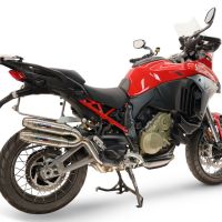 GPR escape compatível com Ducati Multistrada V4 - V4S 2025-2026, Deeptone Duplex, Par de silenciosos de escape homologadas, com db killer removível e tubos de ligação específicos 