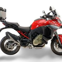  Harley Davidson Pan America 1250 2020/2024 Top Case Alpi-Tech em titânio, cor natural com placa específica incluída Capacidade Litros 35