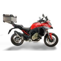  Ducati Multistrada V4 - V4S 2025/2026 Top Case Alpi-Tech em titânio, cor natural com placa específica incluída Capacidade Litros 55