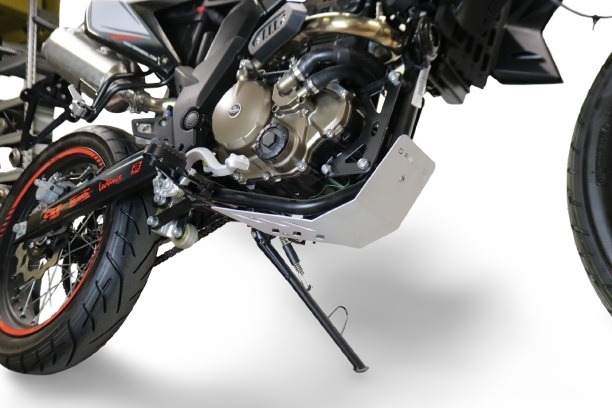 GPR TECH compatível com F.B. Mondial Smx 125 Enduro 2021/2023 e5 Supermoto 2021/2023 e5 Placa antiderrapante de titânio 
