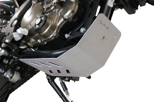 GPR TECH compatível com F.B. Mondial Smx 125 Enduro 2021/2023 e5 Supermoto 2021/2023 e5 Placa antiderrapante de titânio 