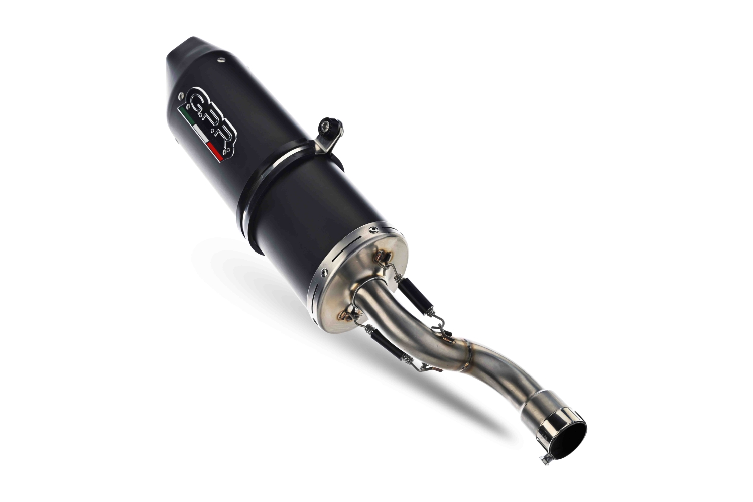 Escape compatível com Royal Enfield Scram 411 2022-2024, Furore Nero, Sistema homologado, catalisador original será eliminado Silencioso com tubo de ligação 