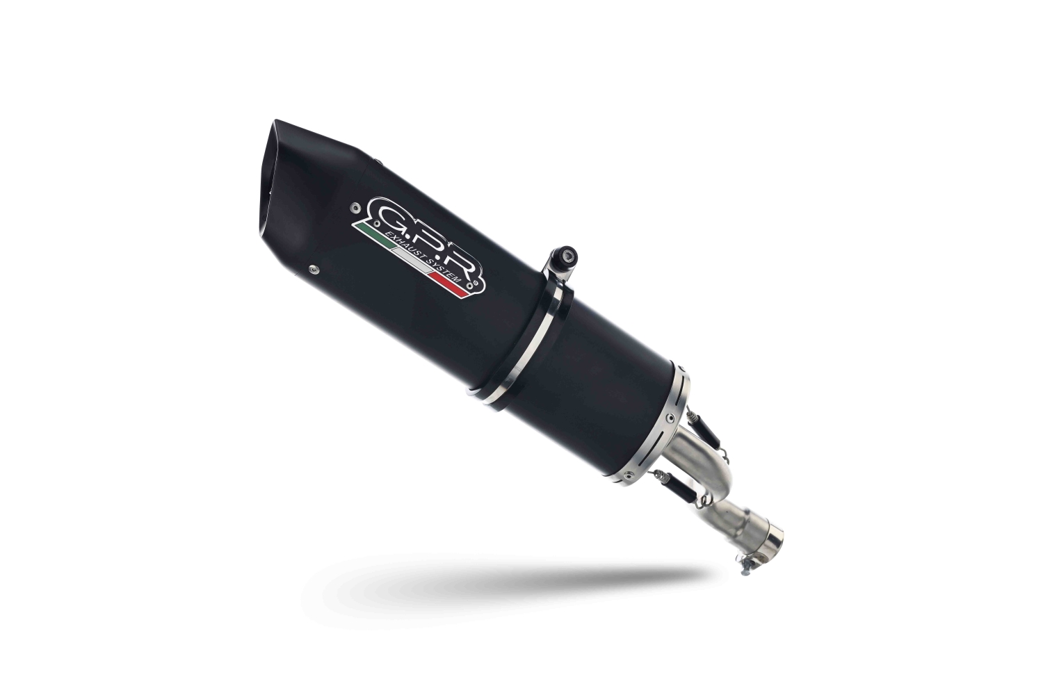 Escape compatível com Royal Enfield Scram 411 2022-2024, Furore Nero, Sistema homologado, catalisador original será eliminado Silencioso com tubo de ligação 