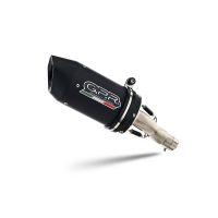 GPR escape compatível com Ktm Rc 125 2021-2024, Furore Evo4 Nero, Escape legal, homologado, silenciador com db killer removível e tubo de ligação específico 
