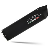 Escape compatível com Aprilia Etv Caponord 1000 Rally 2001-2007, Furore Nero, Par de silenciosos de escape homologadas, com db killer removível e tubos de ligação específicos 